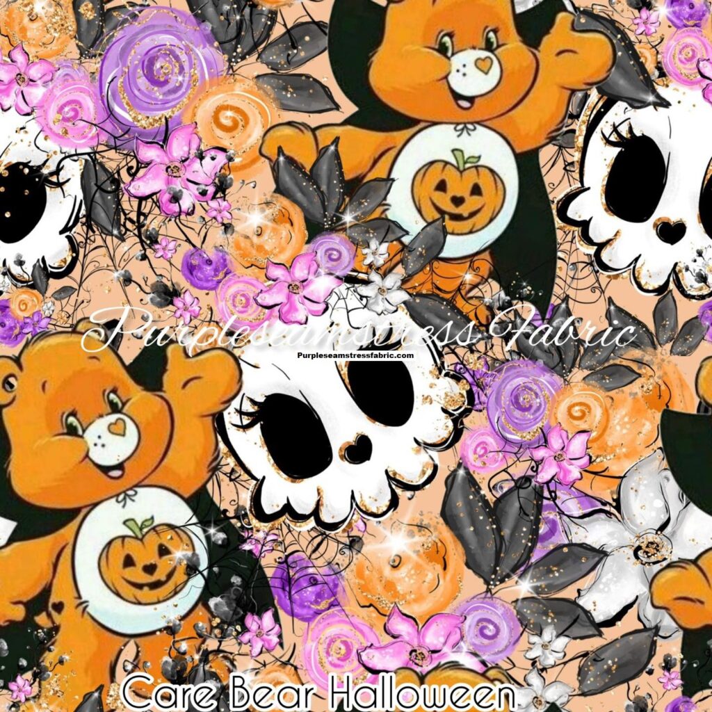 Care Bear Halloween Purpleseamstress Fabric