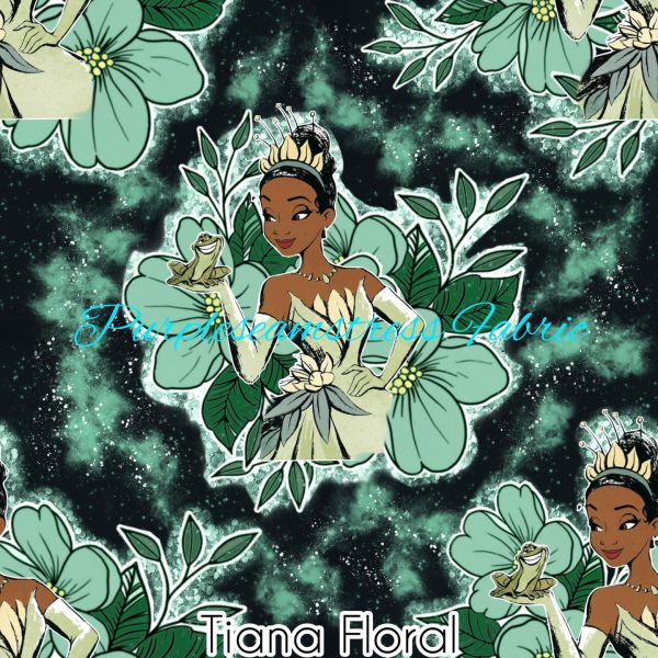 Tiana Floral Purpleseamstress Fabric