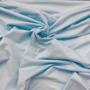 baby blue light blue Cotton Lycra