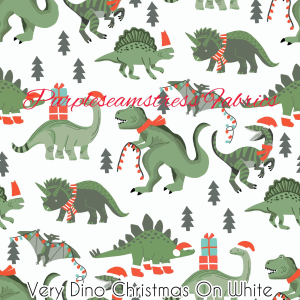 It's a Very Dinosaur Christmas on white