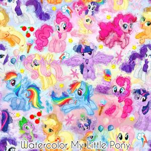Watercolor My Little Pony