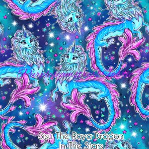 Sisu the Raya Dragon in the stars