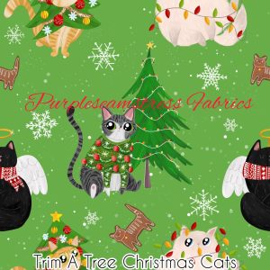 Trim a Tree Christmas Cats