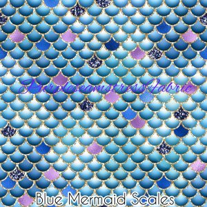 Blue Mermaid Scales