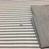 Heather Grey/White 3/8" Stripes