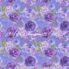 Lilac Bouquets On Lavender Cotton Lycra