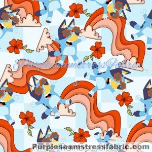 Amber Waves Bluey - Fabric