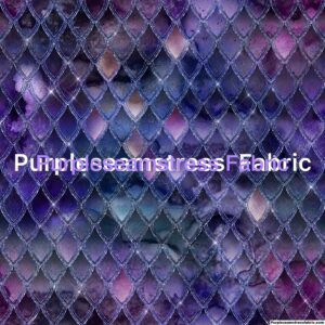 Amethyst Shimmer Dragon Scales Cotton Lycra