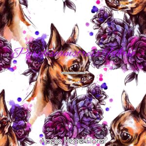 Apple Head Floral Cotton Lycra