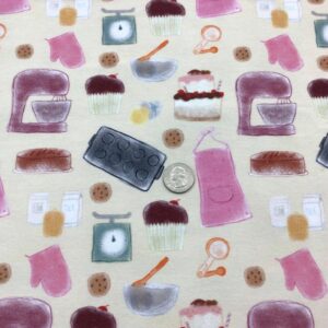 Baking Tools and Sweets Cotton Lycra