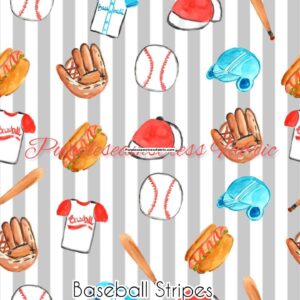 Baseball Stripes Cotton Lycra