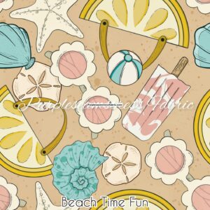 Beach Time Fun Cotton Lycra