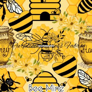 Bee Mine Cotton Lycra