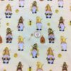 Bee Gnomes on pale yellow