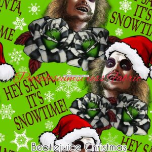 Beetlejuice Christmas Cotton Lycra