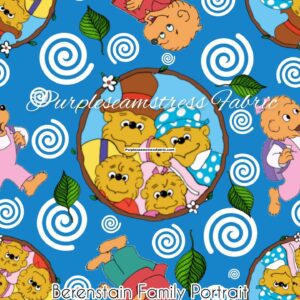 Berenstain Family Portrait Cotton Lycra