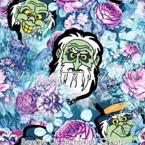 Beware Of Hitchhiking Ghosts Cotton Lycra