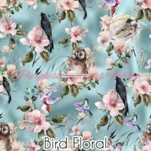 Bird Floral Cotton Lycra