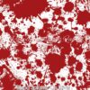 Blood Splatter On White Cotton Lycra