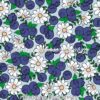Blooming Blueberries Cotton Lycra
