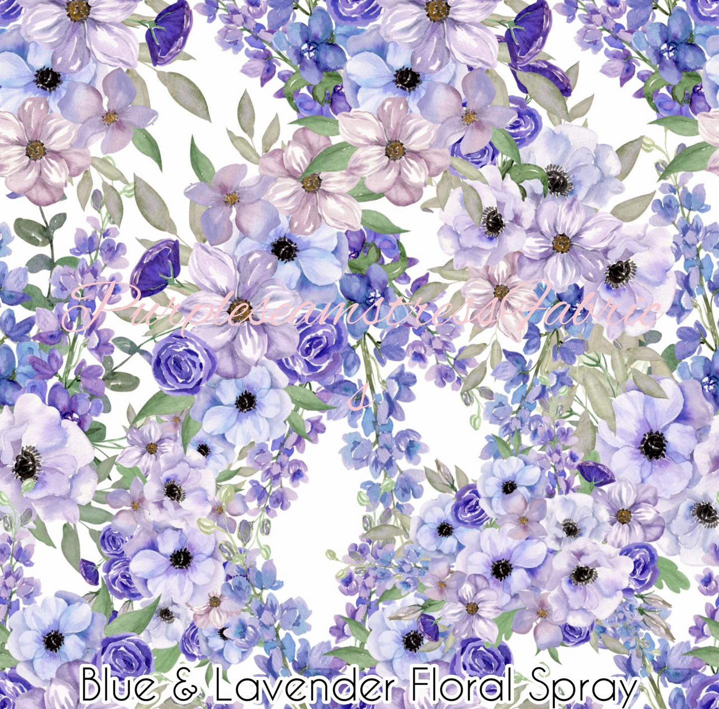 Rustic Sunflowers on Blue Cotton Lycra – Purpleseamstress Fabric