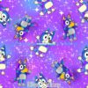 Bluey Galaxy Cotton Lycra