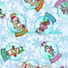Bluey Snow Globes Cotton Lycra