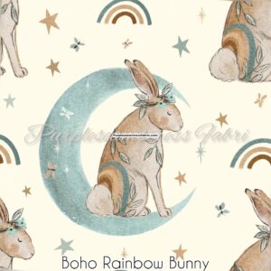 Boho Rainbow Bunny Cotton Lycra