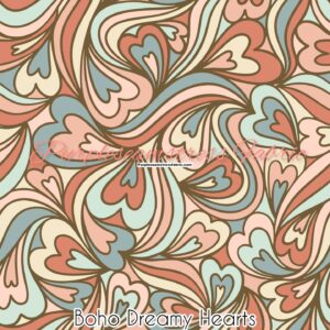Boho Dreamy Hearts Cotton Lycra