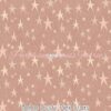 Boho Dusty Pink Stars Cotton Lycra