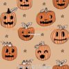 Boho Jack o Lantern Cotton Lycra