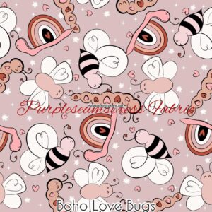 Boho Love Bugs Cotton Lycra