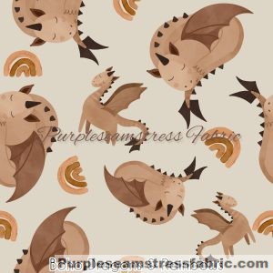 Boho Dragons & Rainbows - Fabric