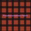 Brick/Black Lumberjack Plaid Cotton Lycra