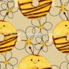 Bubble Bee Donuts Cotton Lycra