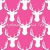 Bucks on Pink Cotton Lycra