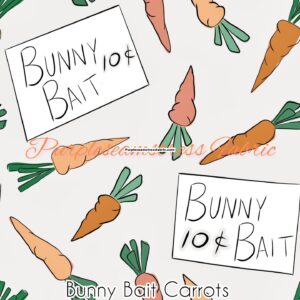 Bunny Bait Carrots Cotton Lycra