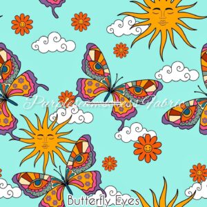 Butterfly Eyes Cotton Lycra