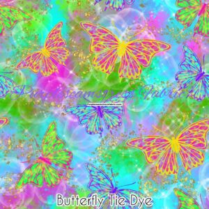 Butterfly Tie Dye Cotton Lycra