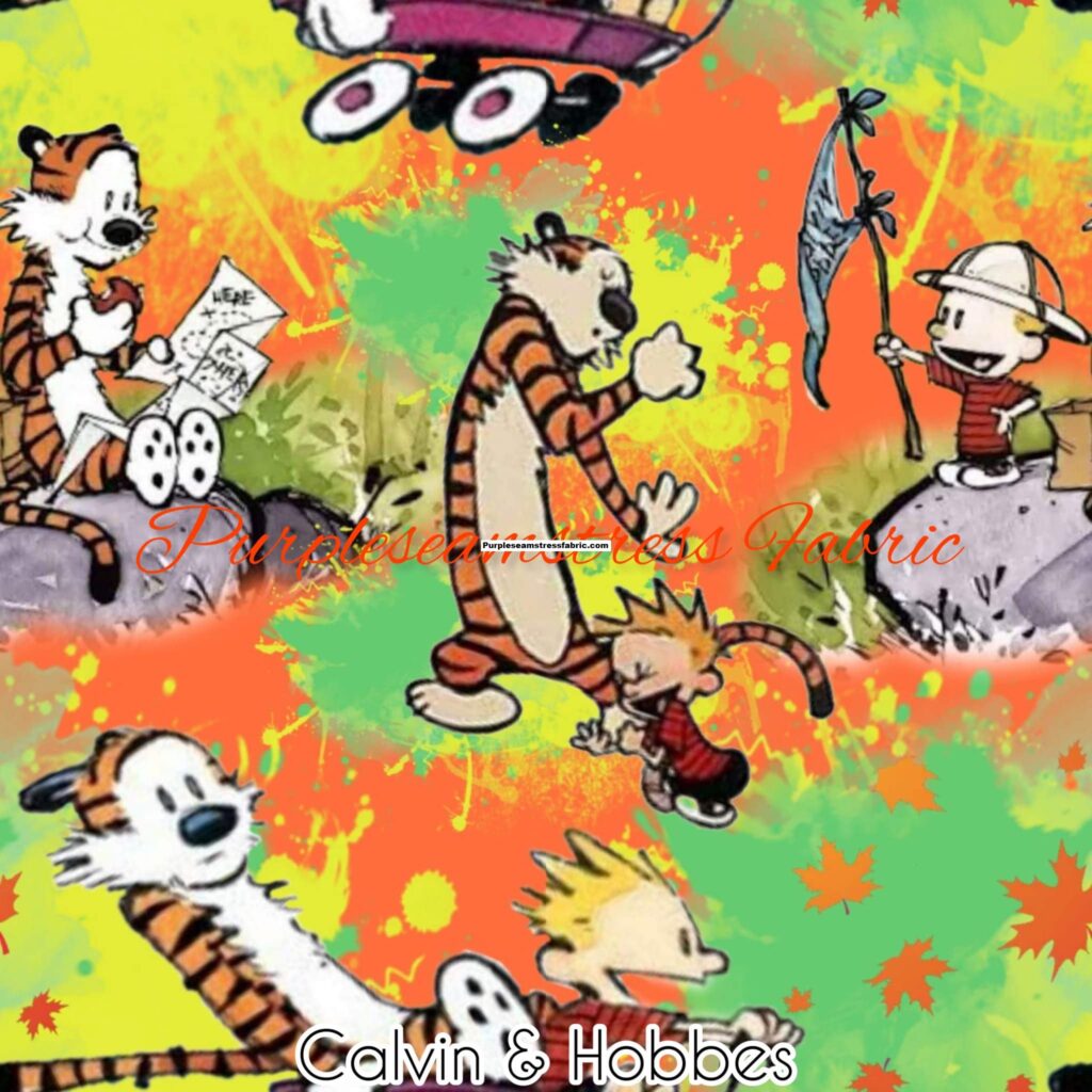 Calvin And Hobbes Purpleseamstress Fabric 