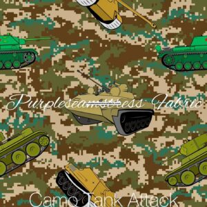 Camo Tank Attack Cotton Lycra