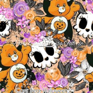 Care Bear Halloween Cotton Lycra