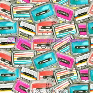 Cassette Tapes Cotton Lycra
