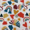 Chasing Sunsets Rainbows Hearts Cotton Lycra
