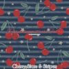 Cherry Stars & Stripes Cotton Lycra
