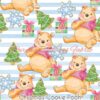 Christmas Cookie Pooh Cotton Lycra