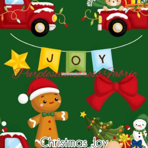 Christmas Joy Cotton Lycra