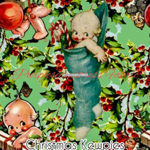 Christmas Kewpies Cotton Lycra