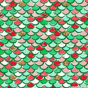 Christmas Mermaid Scales