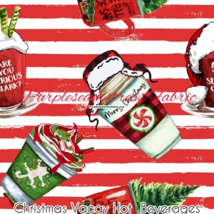 Christmas Vacay Hot Beverage Cotton Lycra